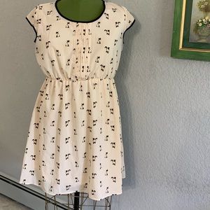 Kitty cat print dress